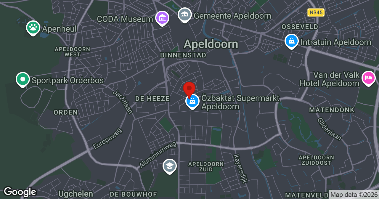 Kaart van de meldlocatie