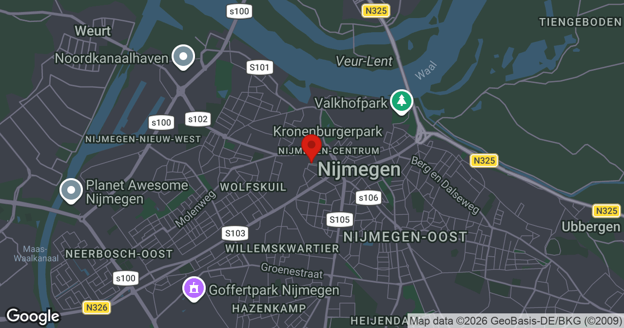 Kaart van de meldlocatie