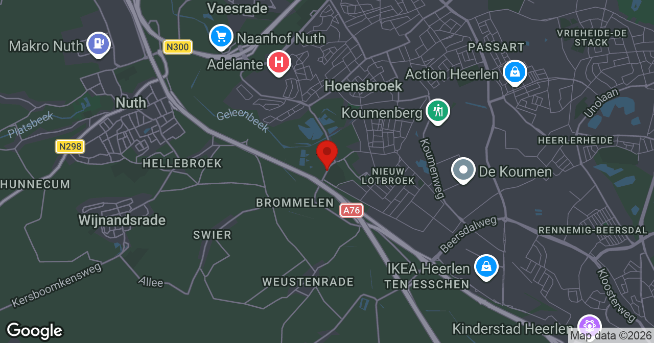 Kaart van de meldlocatie