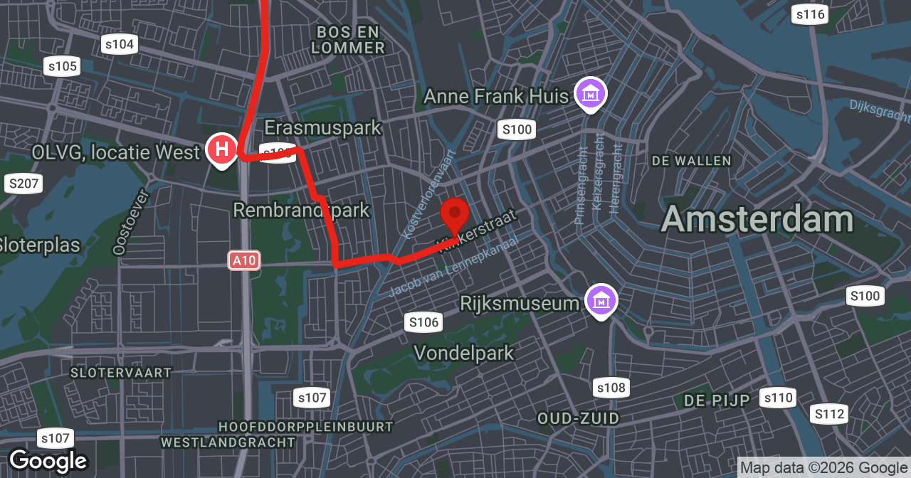 Kaart van de meldlocatie