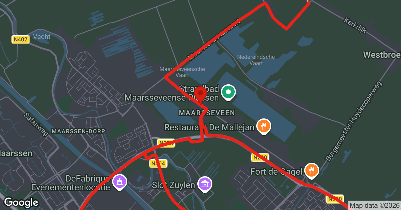 Kaart van de meldlocatie
