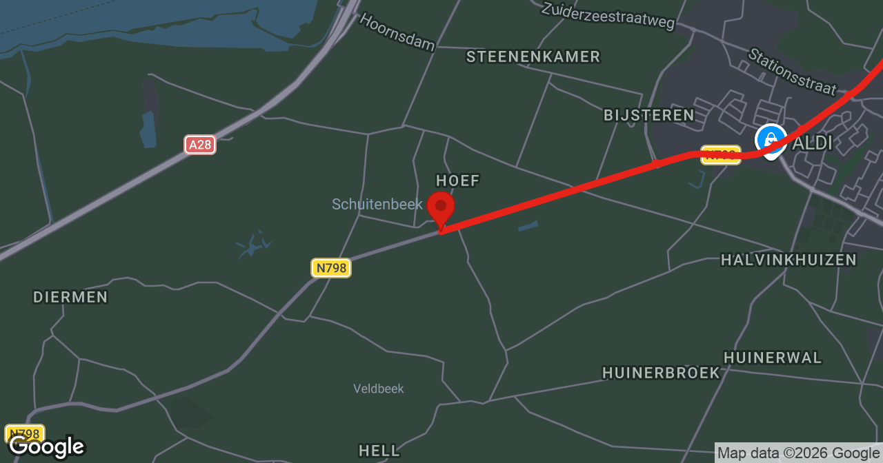 Kaart van de meldlocatie