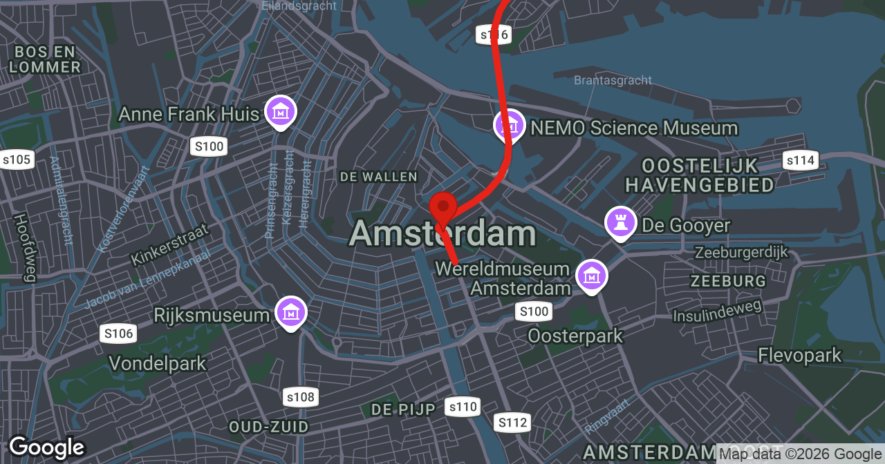 Kaart van de meldlocatie