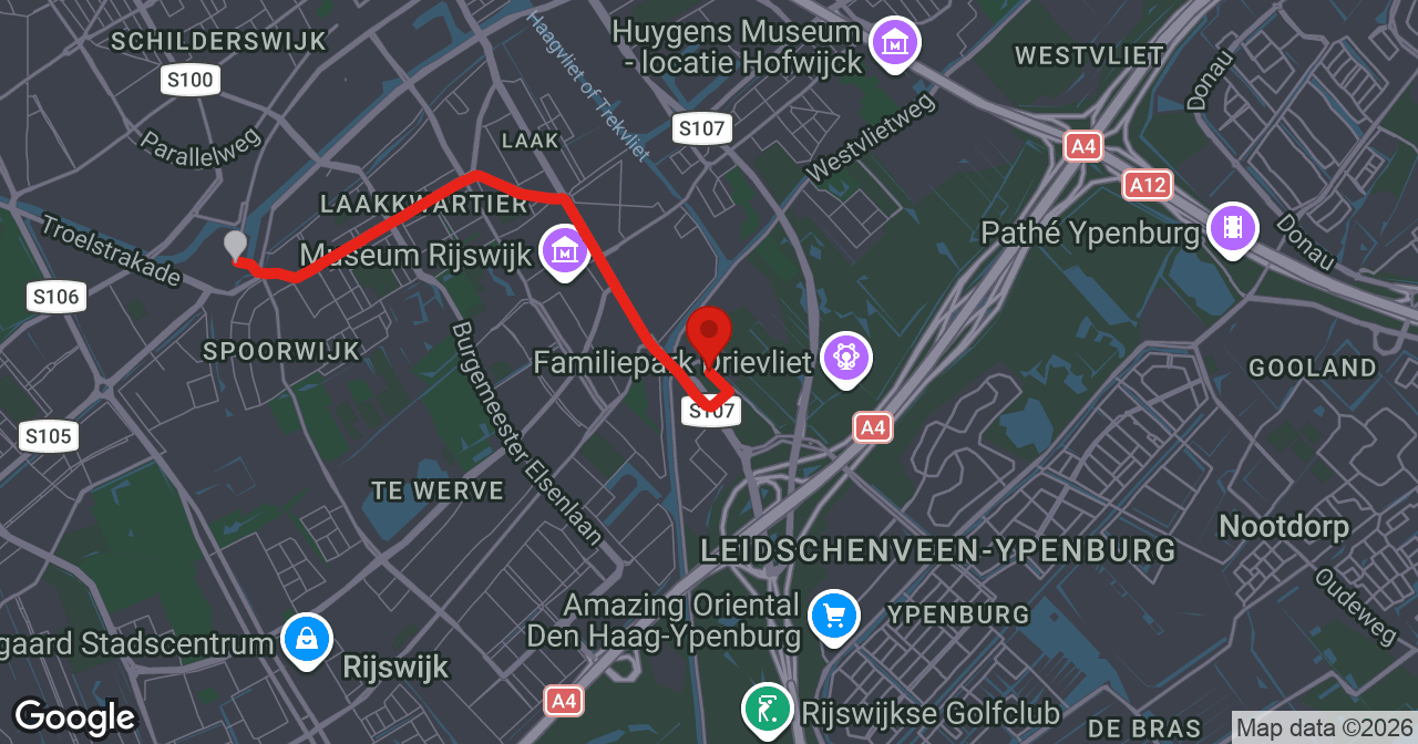 Kaart van de meldlocatie