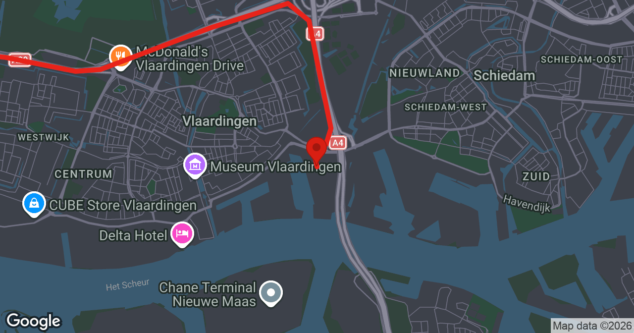 Kaart van de meldlocatie