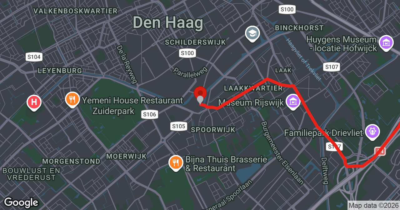Kaart van de meldlocatie