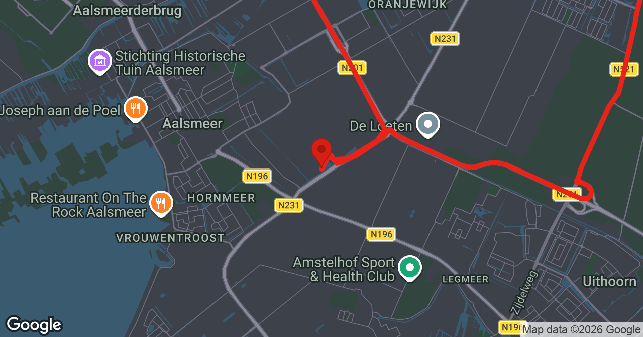 Kaart van de meldlocatie