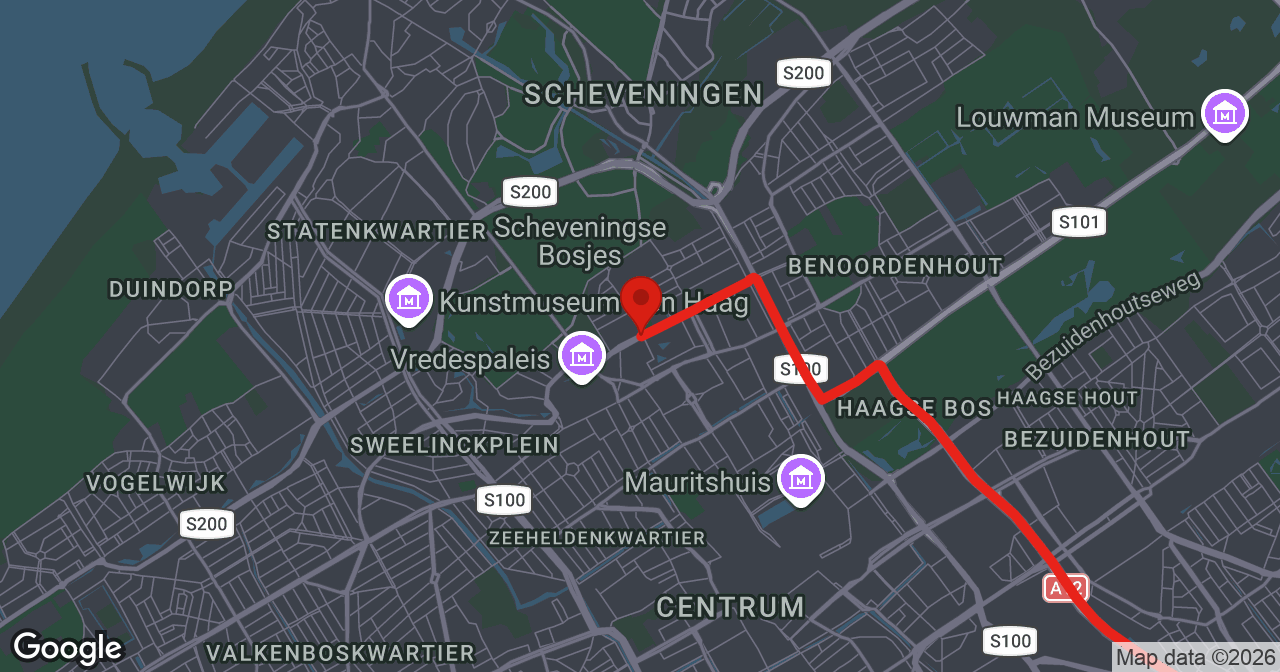 Kaart van de meldlocatie