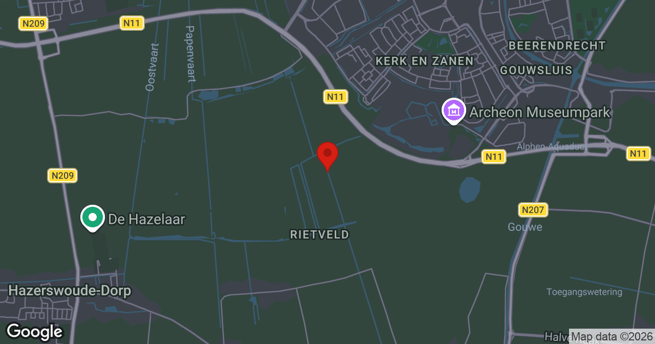 Kaart van de meldlocatie