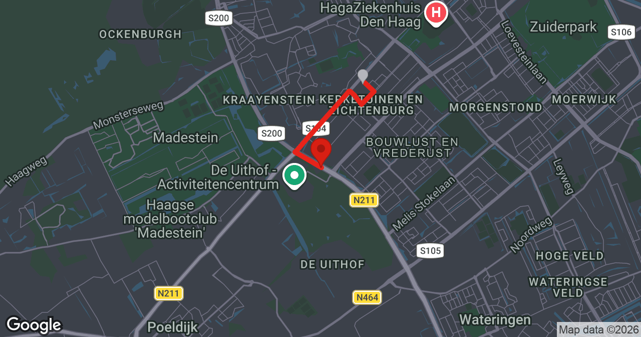 Kaart van de meldlocatie