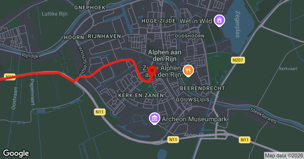 Kaart van de meldlocatie