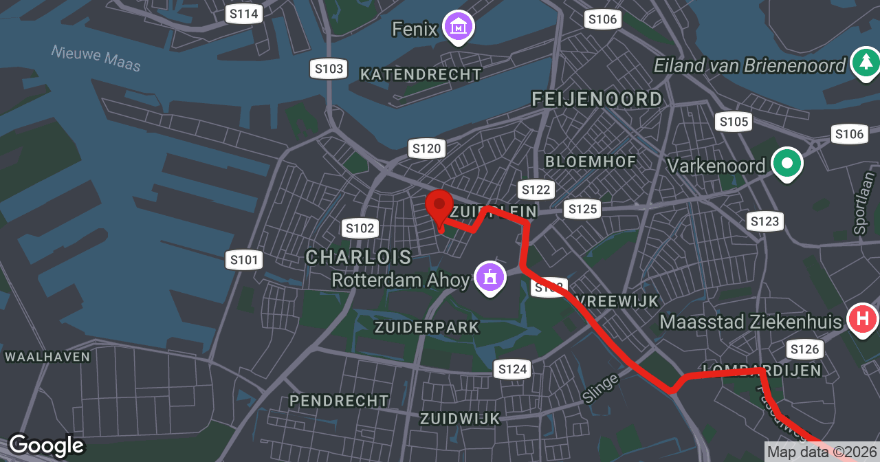 Kaart van de meldlocatie