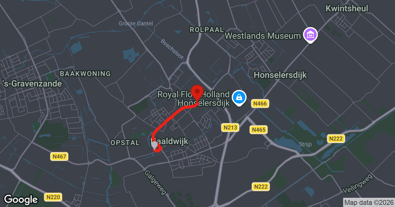 Kaart van de meldlocatie