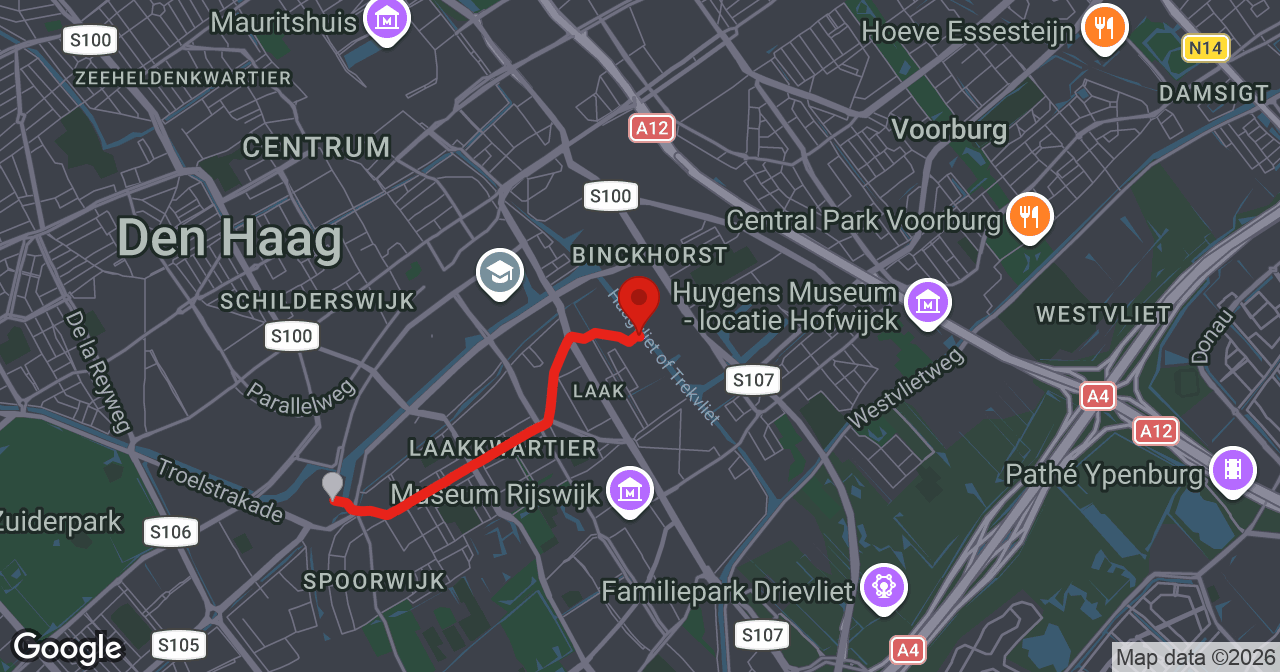 Kaart van de meldlocatie