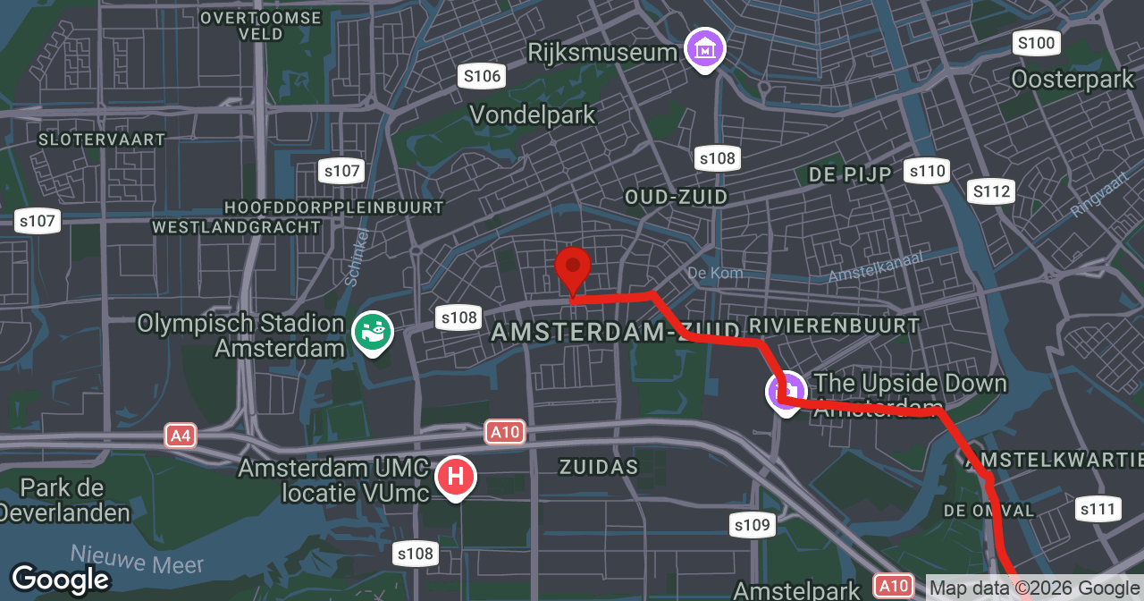 Kaart van de meldlocatie