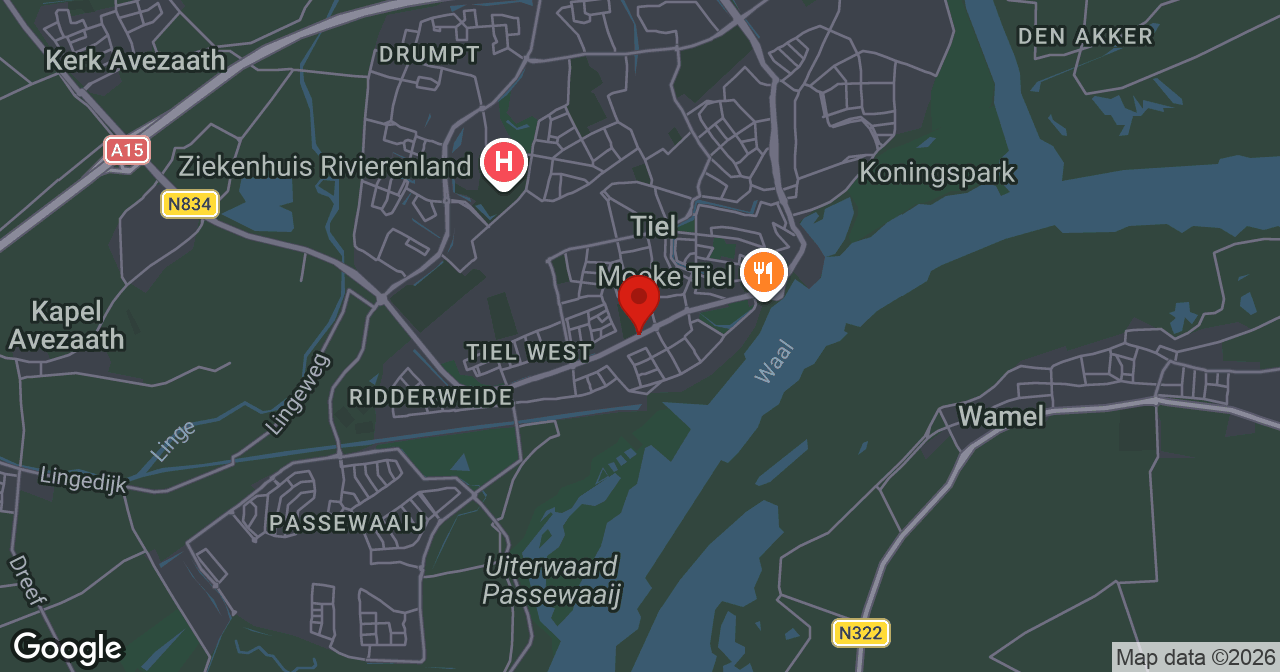 Kaart van de meldlocatie