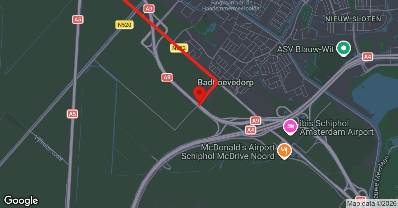 Kaart van de meldlocatie