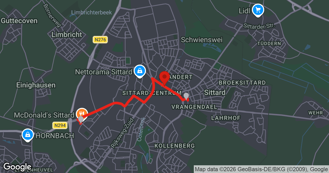 Kaart van de meldlocatie
