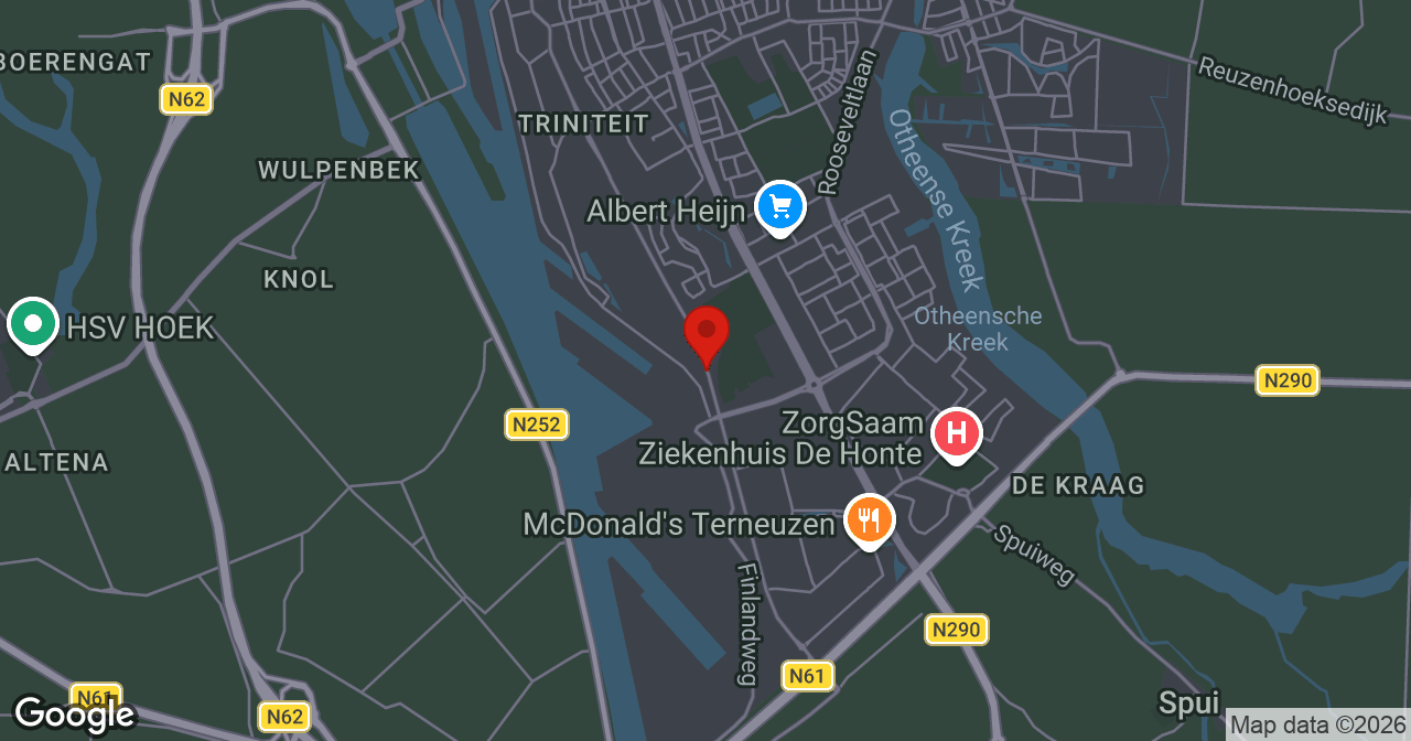 Kaart van de meldlocatie