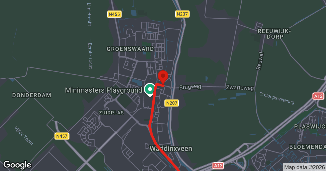Kaart van de meldlocatie