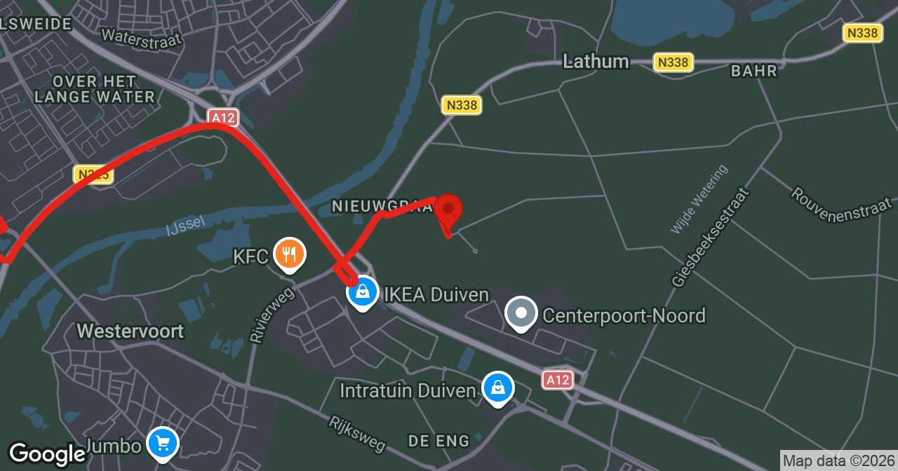 Kaart van de meldlocatie