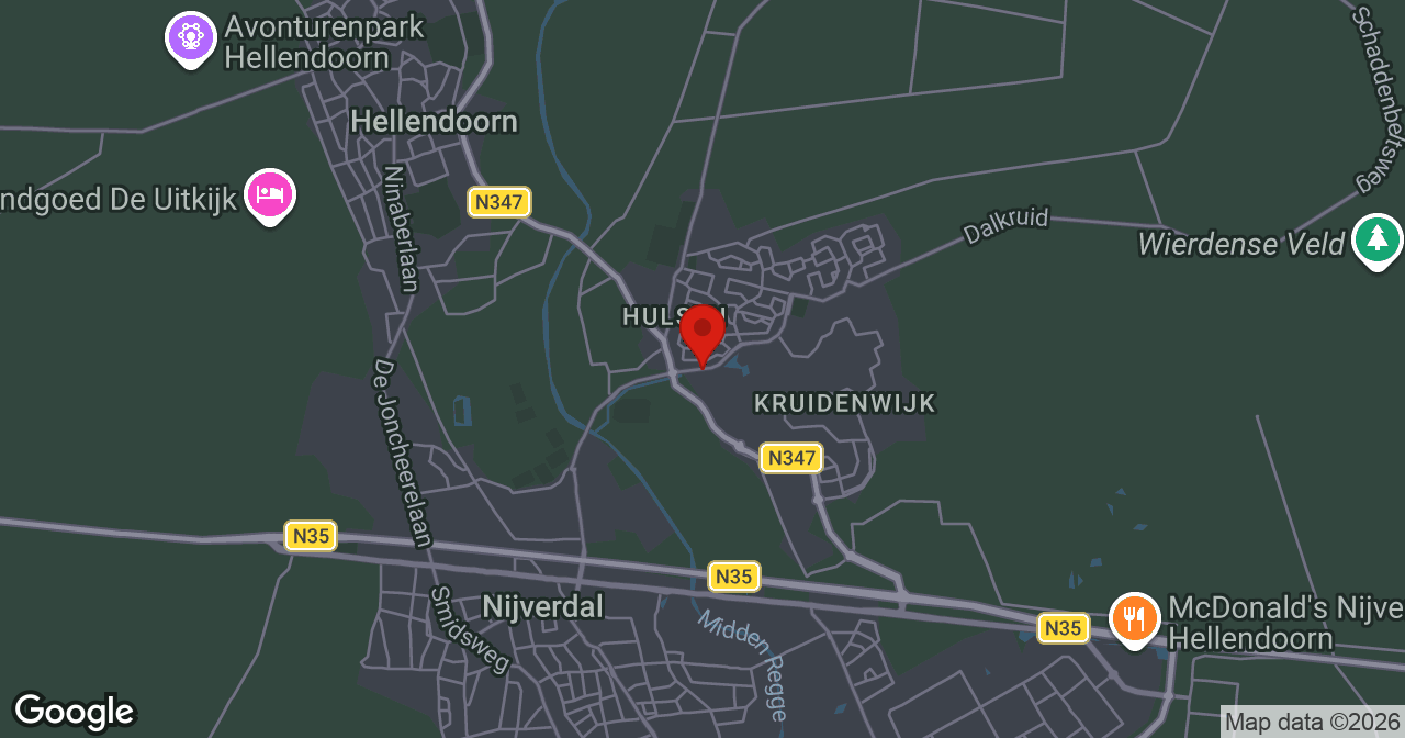 Kaart van de meldlocatie