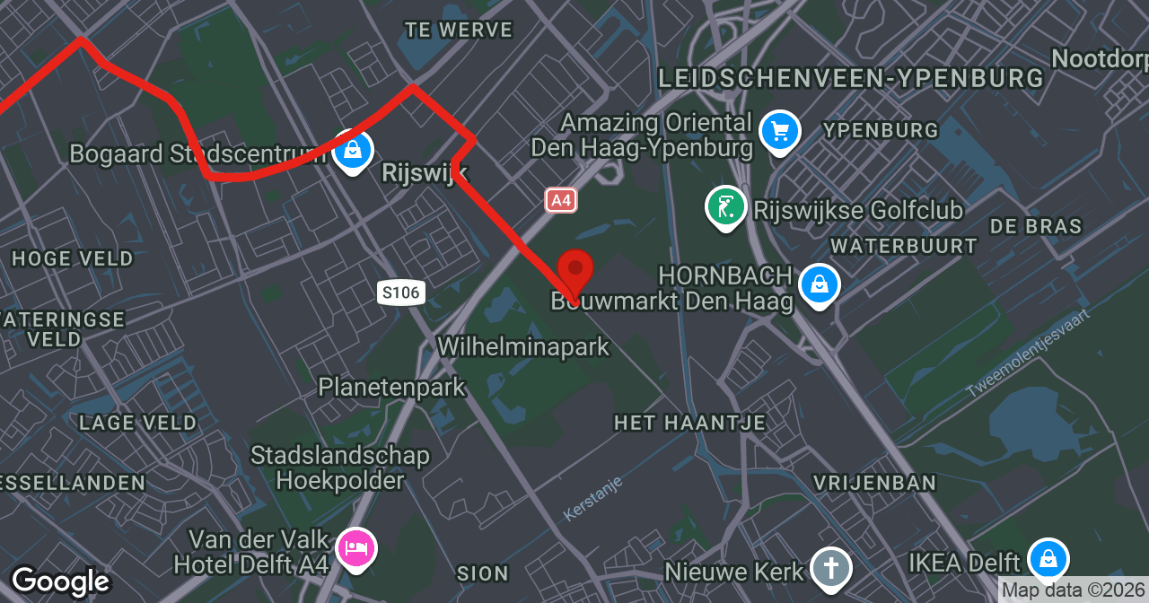 Kaart van de meldlocatie
