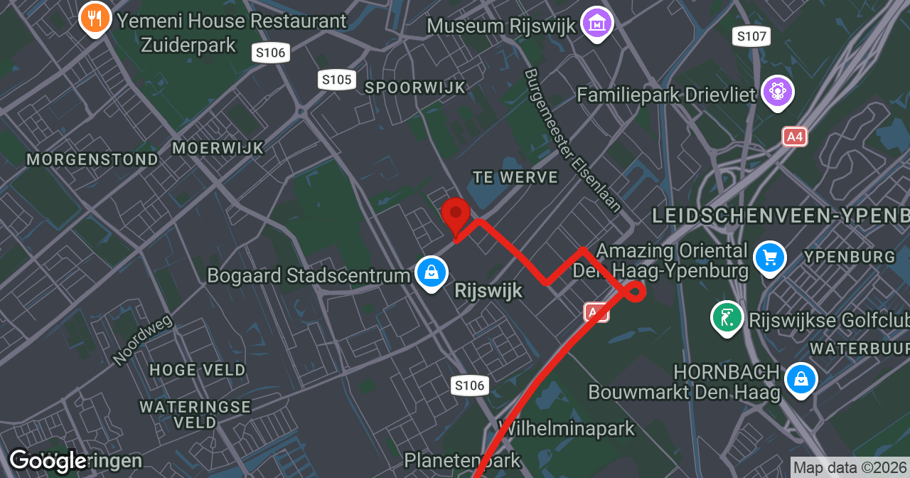Kaart van de meldlocatie