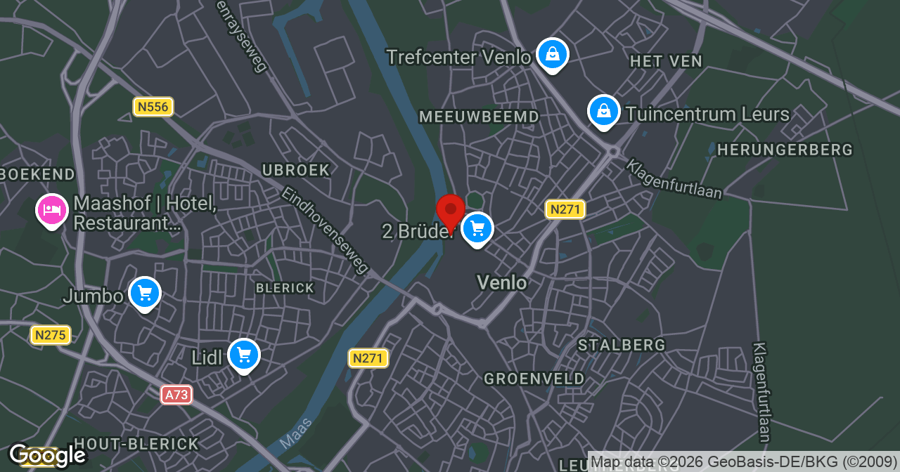 Kaart van de meldlocatie