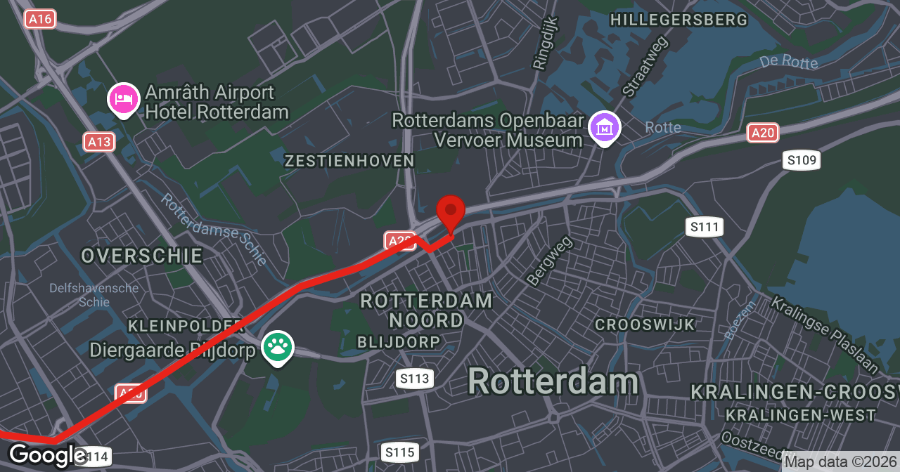 Kaart van de meldlocatie