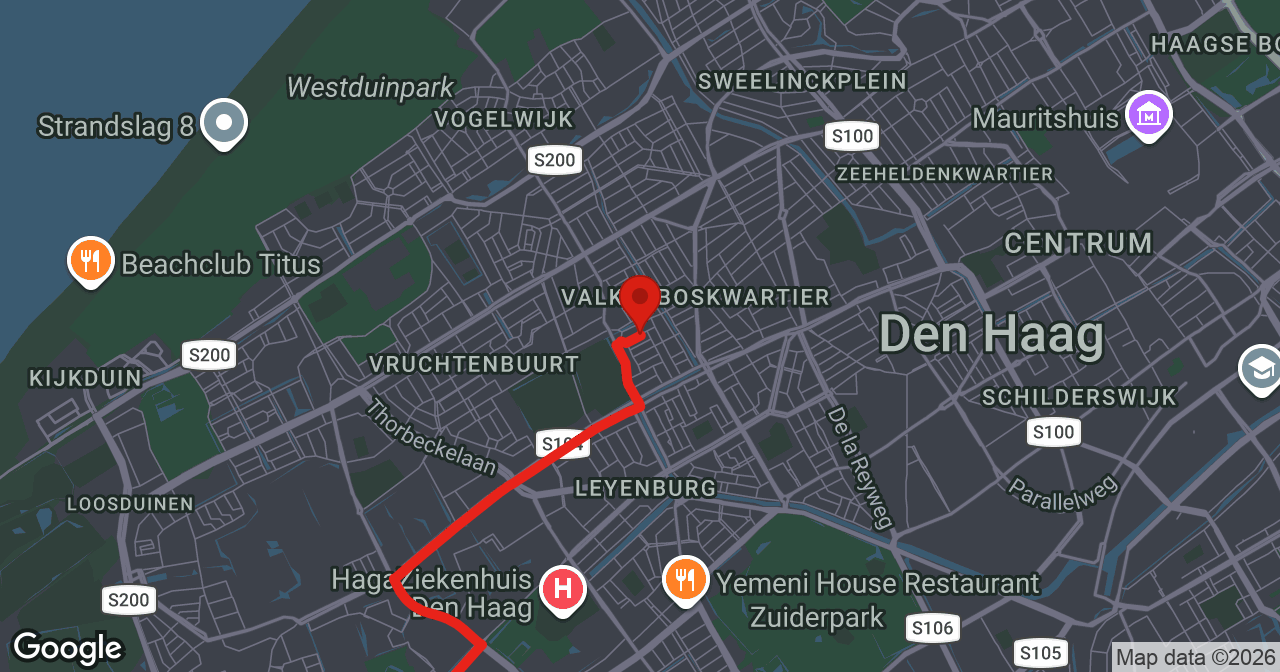 Kaart van de meldlocatie