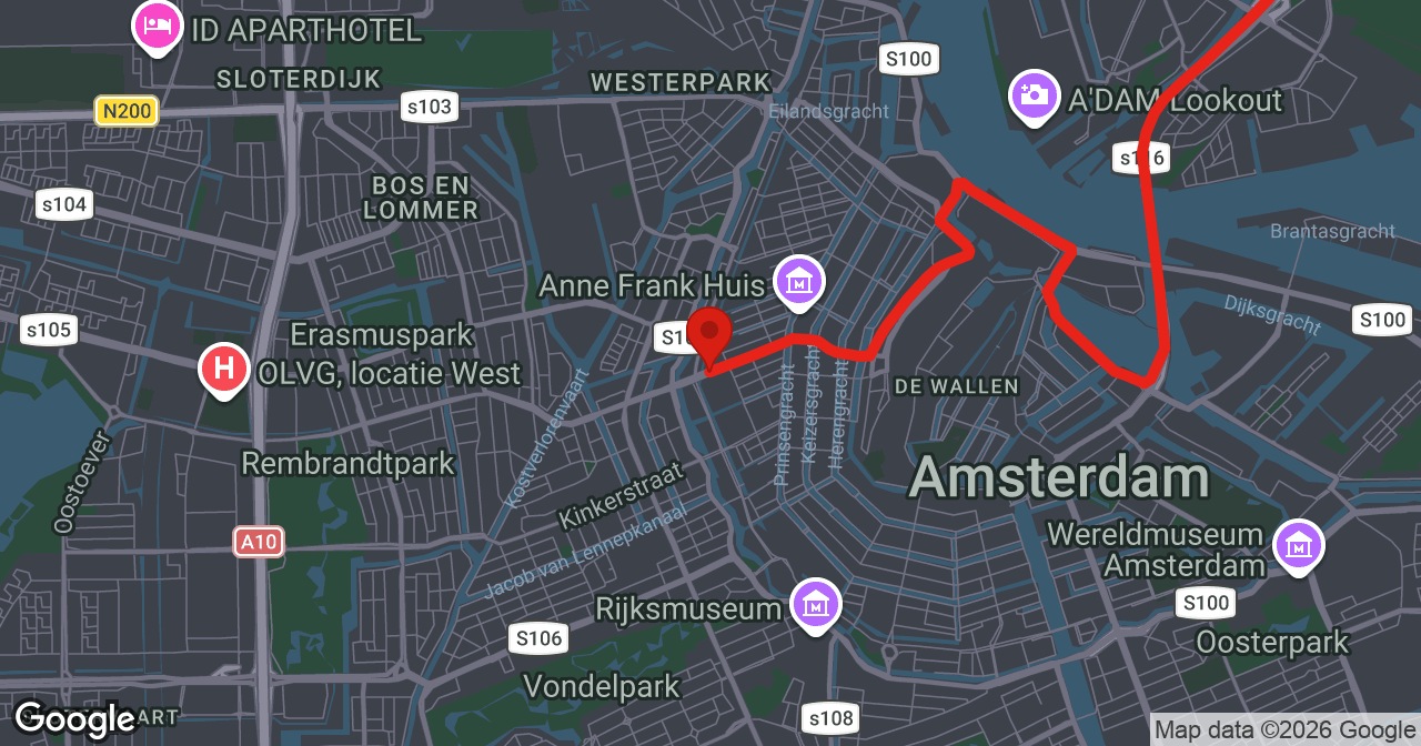 Kaart van de meldlocatie