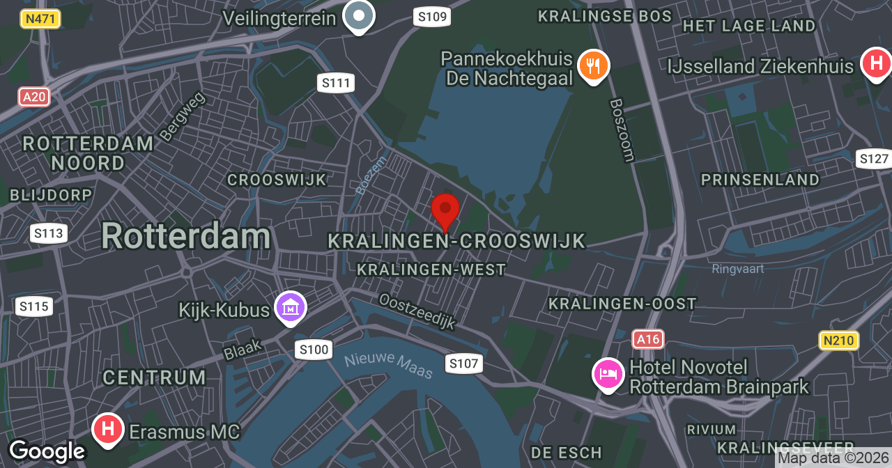 Kaart van de meldlocatie