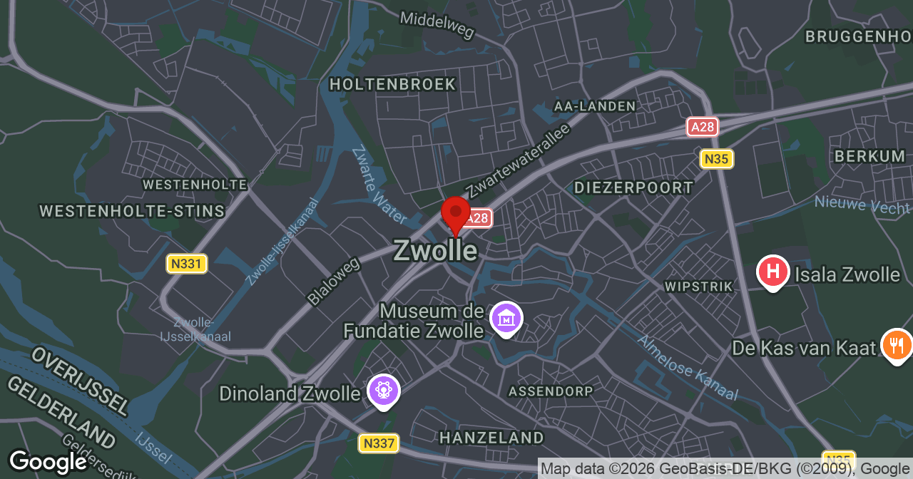 Kaart van de meldlocatie