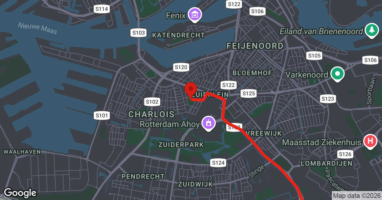 Kaart van de meldlocatie