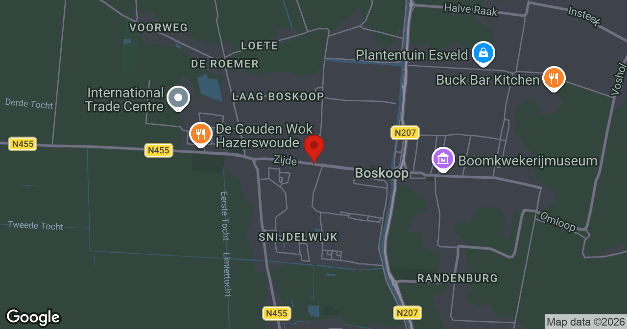 Kaart van de meldlocatie