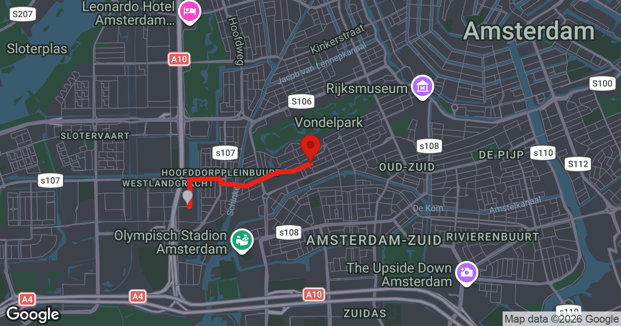 Kaart van de meldlocatie