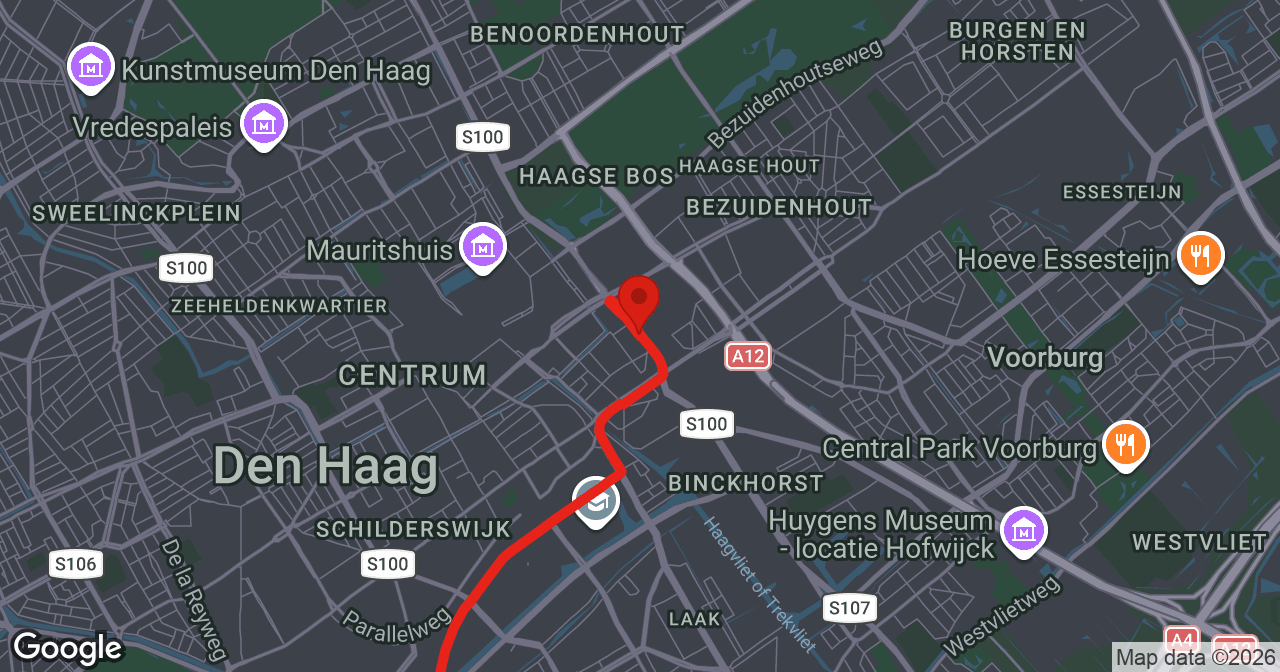 Kaart van de meldlocatie