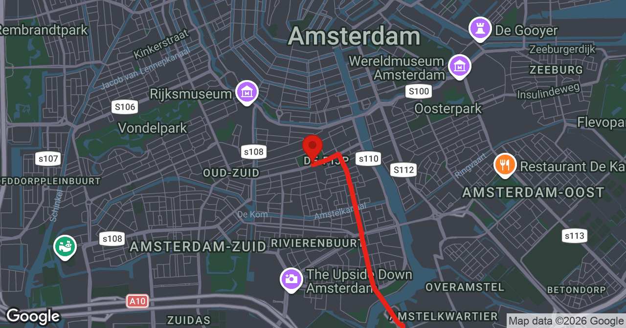 Kaart van de meldlocatie