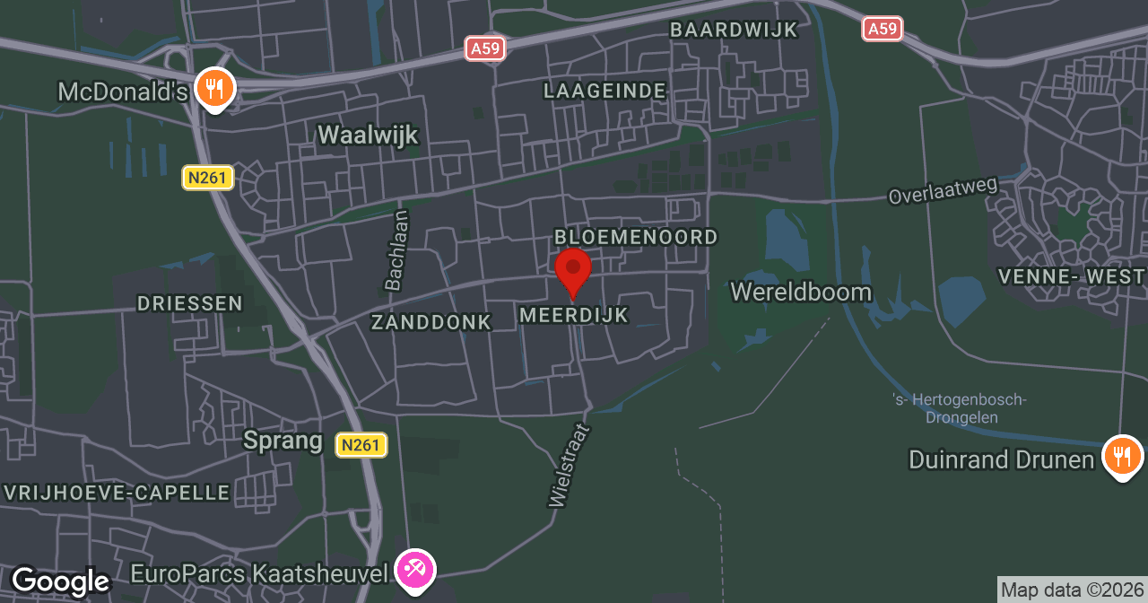 Kaart van de meldlocatie
