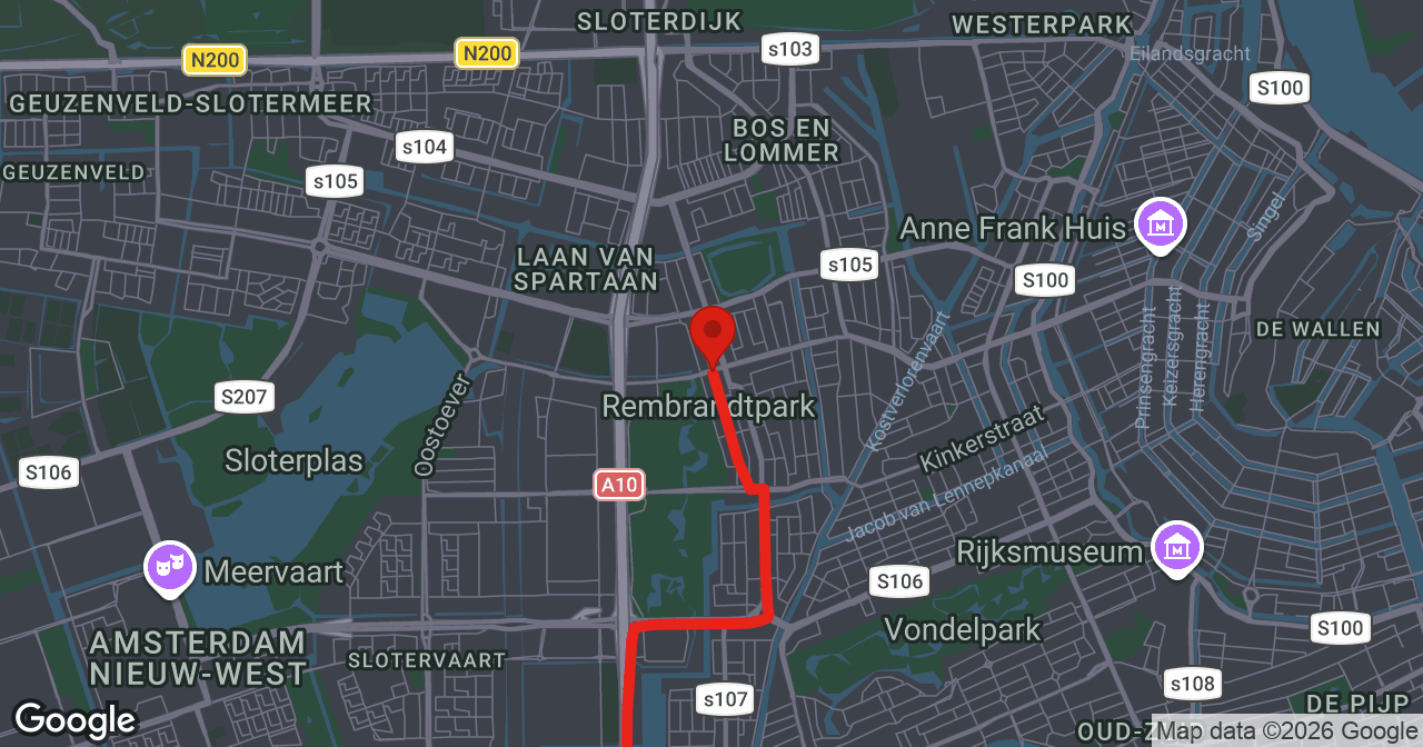 Kaart van de meldlocatie