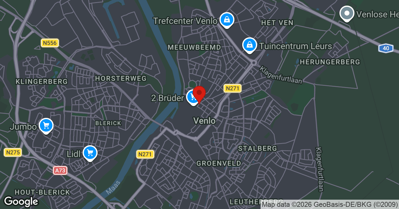 Kaart van de meldlocatie