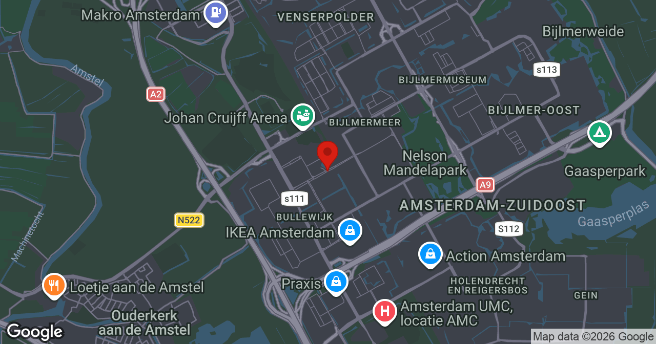 Kaart van de meldlocatie