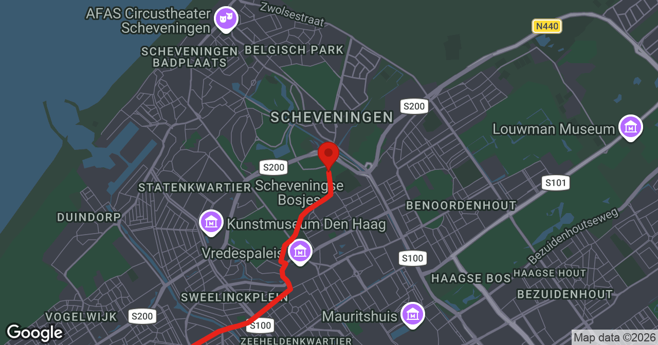 Kaart van de meldlocatie