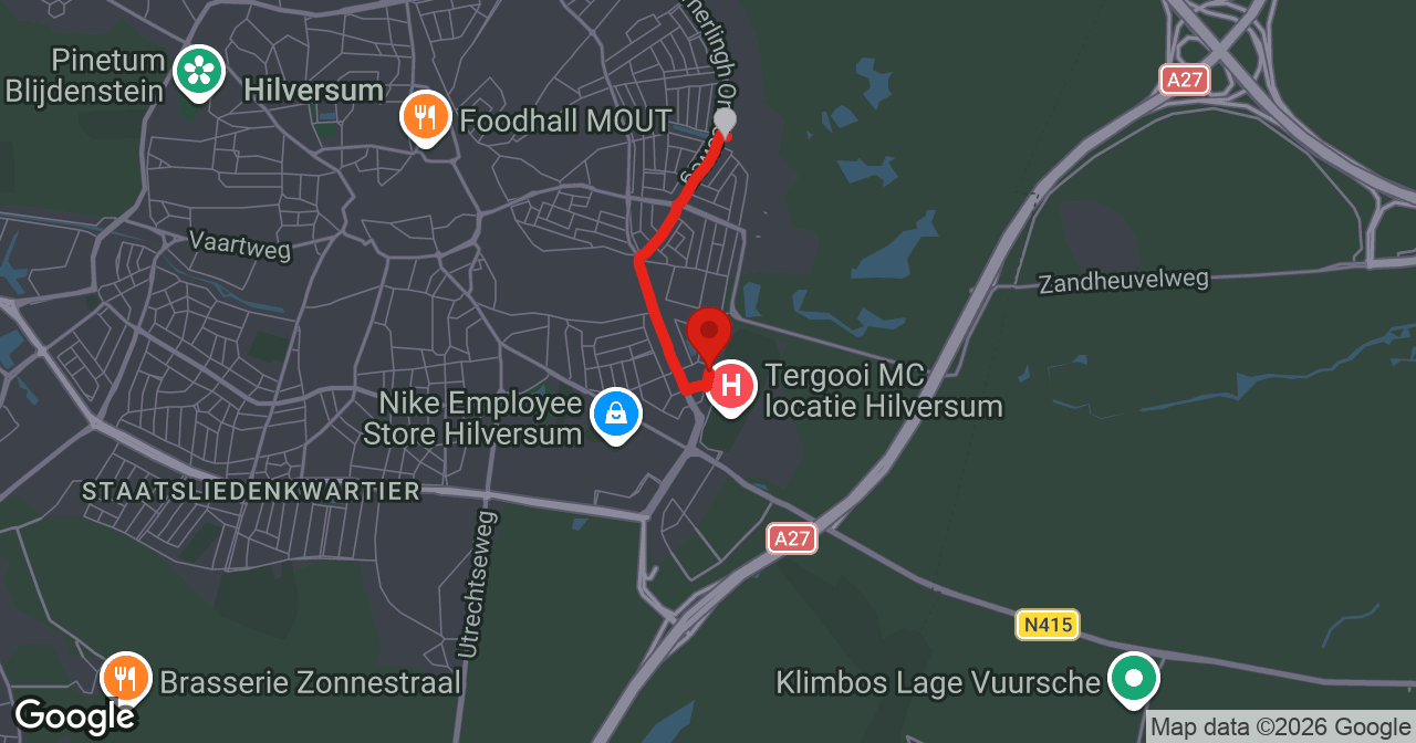 Kaart van de meldlocatie