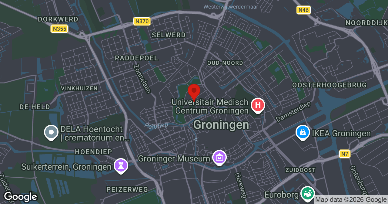 Kaart van de meldlocatie