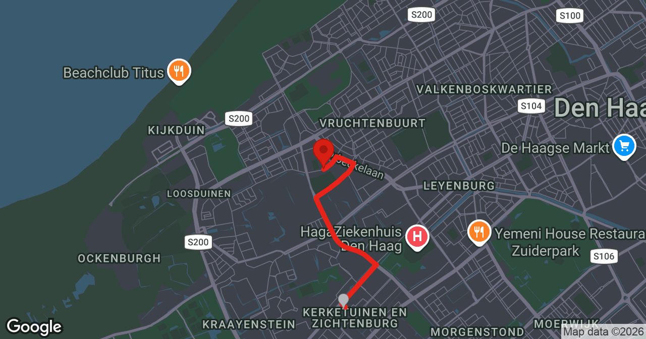 Kaart van de meldlocatie