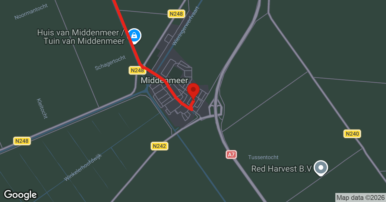 Kaart van de meldlocatie