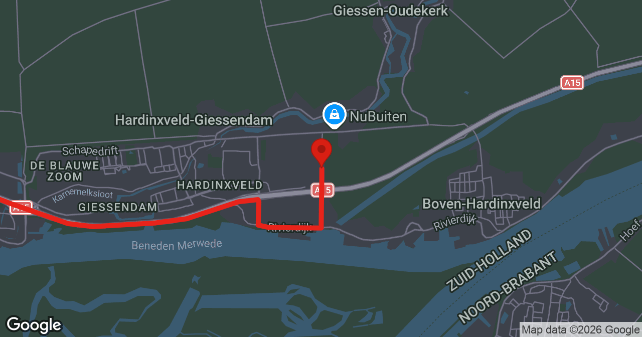 Kaart van de meldlocatie