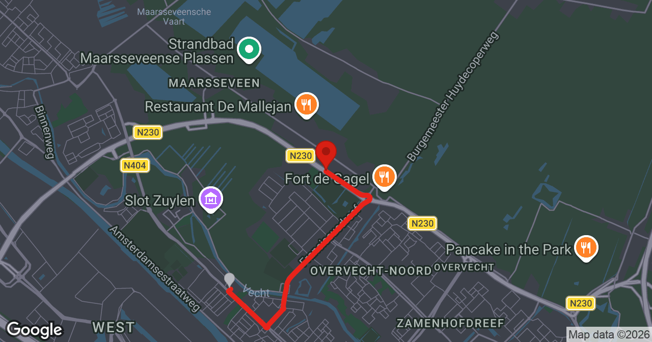 Kaart van de meldlocatie